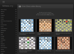 Biblioteka filmów szachowych Lichess